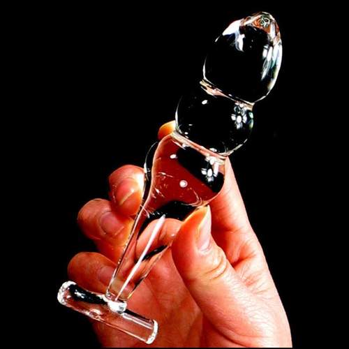 A glass-made anus used as a masturbation toy