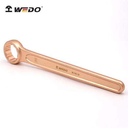 WEDO维度防爆工具 防爆直柄单头梅花扳手铍青铜梅花扳子BE156