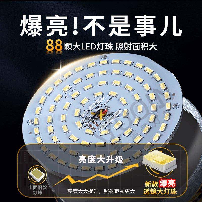 摆摊航夜灯充电灯泡市户外露营挂灯无应线线超长续家用停YQ4307电