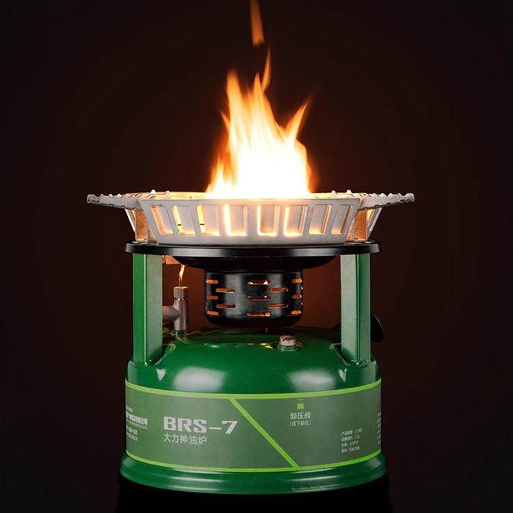 BRS-7大力神大功率油炉户外自驾游兄弟做饭炉爆炒汽油炉