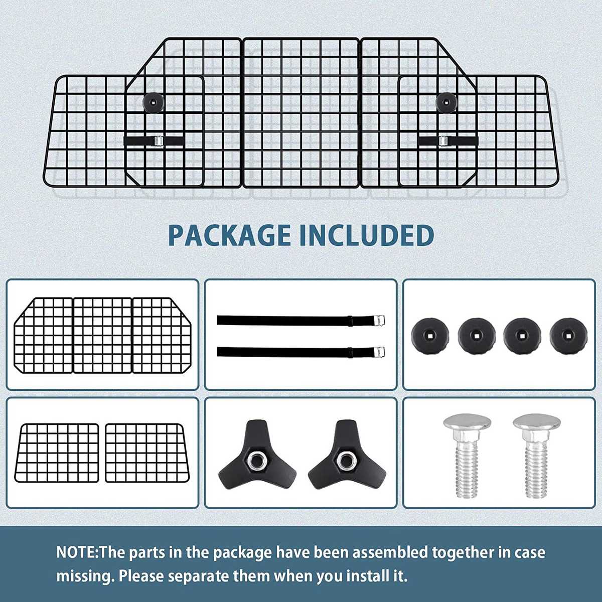 安全围狗狗防隔离车用车载坐车网宠物前排后备箱可折叠汽护栏