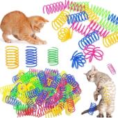 Spring Toy for 200Pcs Ind Interactive Cat Toys Spiral