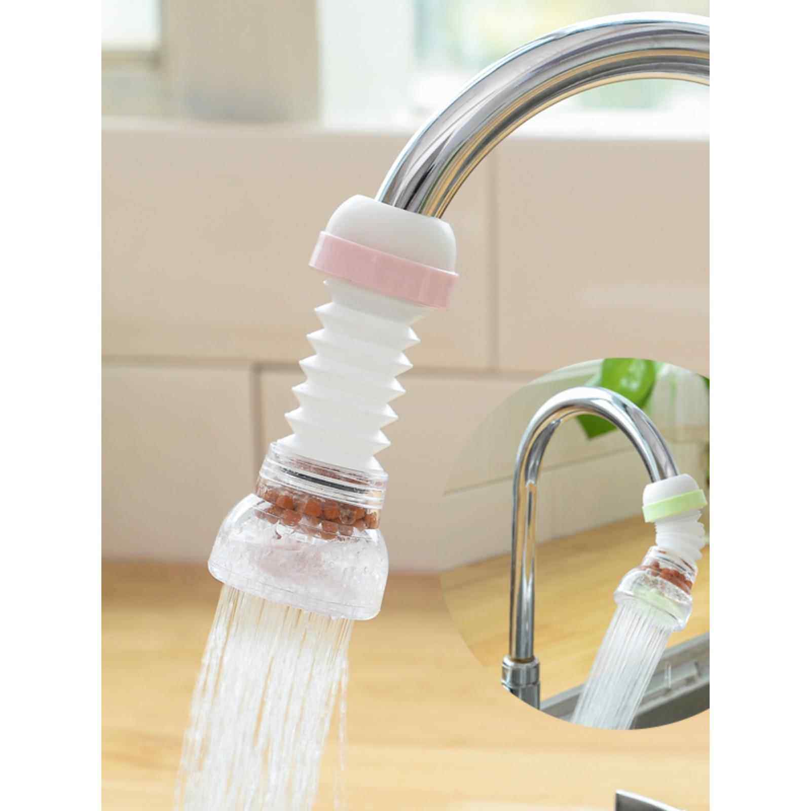 可旋转水龙头防溅花洒自来水过滤嘴厨房滤水器阀喷头过滤器节水器