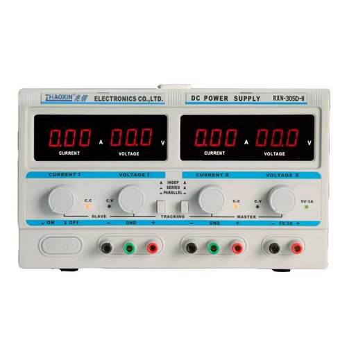深圳兆信RXN-305D-II双路直流电源 30V/5A数字可调电源305D-2