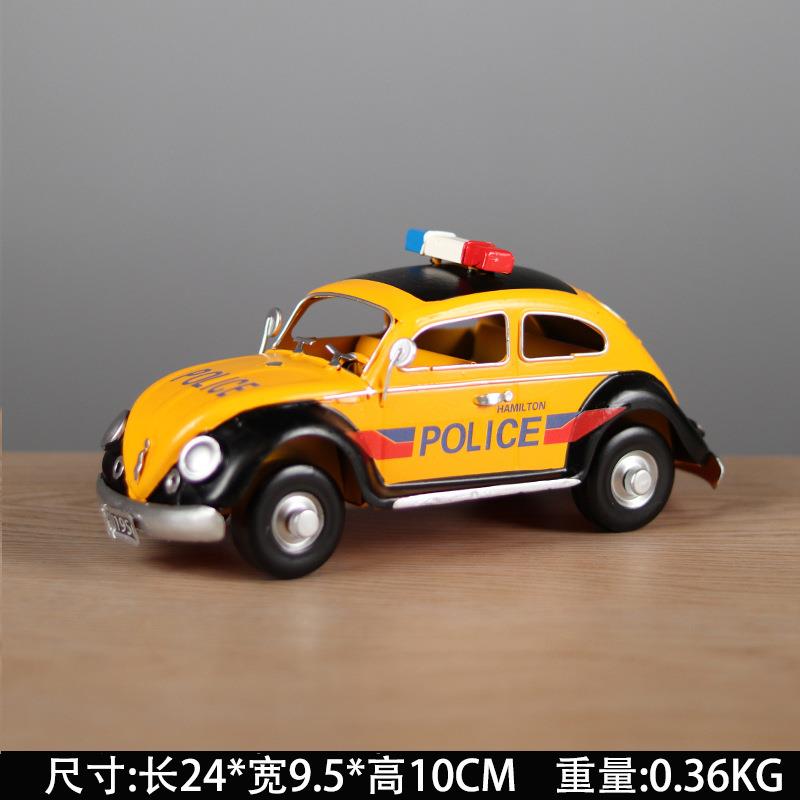 仿真创意大众甲藏虫汽车老模型经典复古壳爷车收摆件家1129B、1居