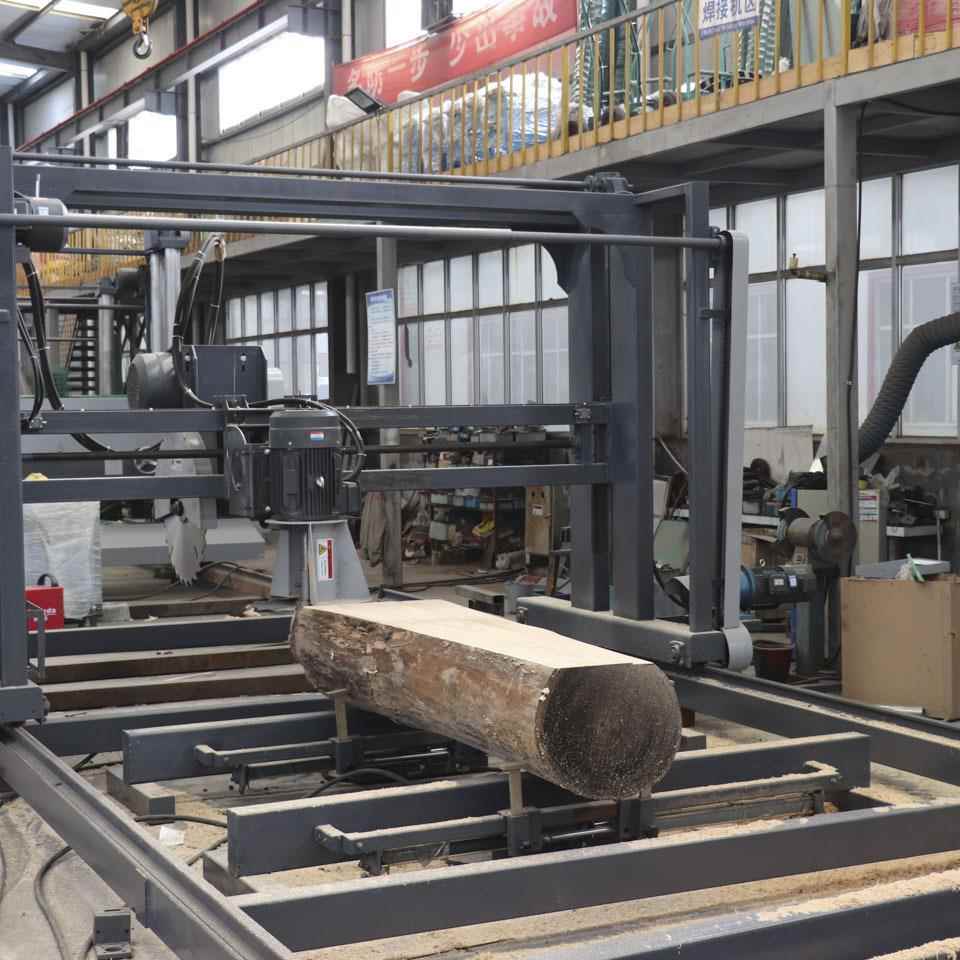 重型双锯片台原木角机 跑厂车锯带锯推加工DS700 家直销