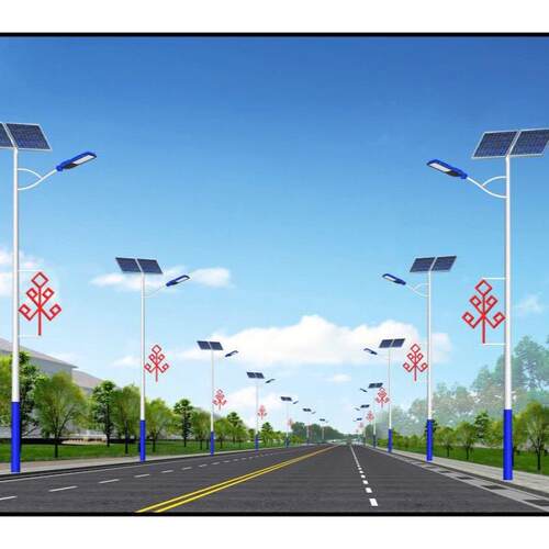 新农村5米6米太阳能路灯led一体化太阳能路灯太阳能户外投光灯