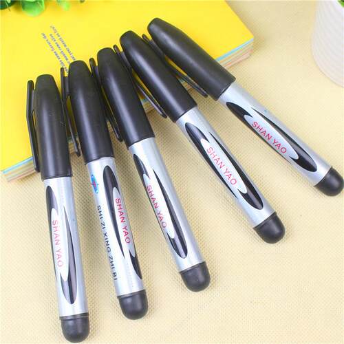 W5049-1 Single Tip Permanent Marker Black Oil-Based Marker S
