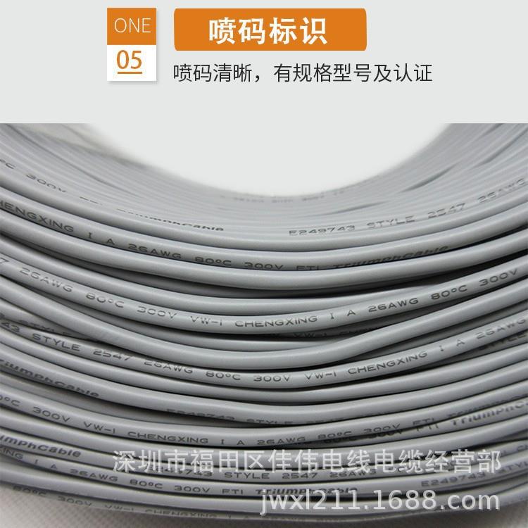 2547多芯屏蔽线30AWG-22AWG音频线2/3/4/5/6/7芯屏蔽线信号控制线