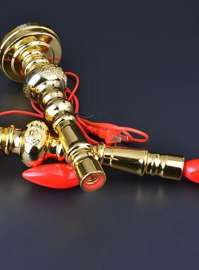 纯铜招财蜡烛灯LED长明供灯佛前神台烛台家用供奉供佛电子财神灯