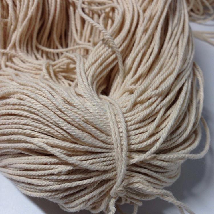 绳子厂家3股棉绳 棉线 服装辅料包边绳吊牌DIY环瑞