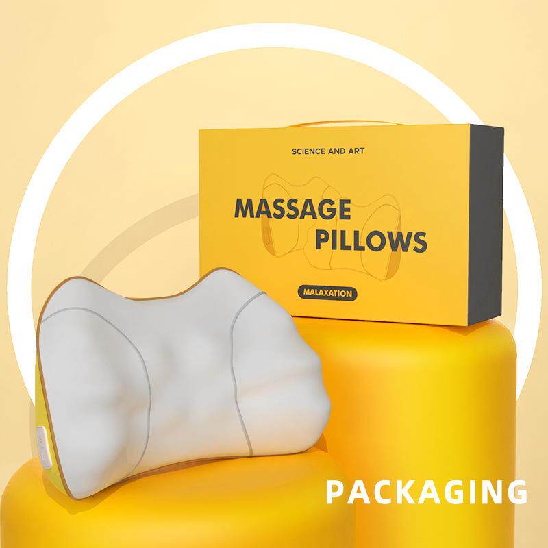 直销新款腰部按摩器背部腰椎车载靠垫颈部全身按摩枕头靠枕颈椎跨