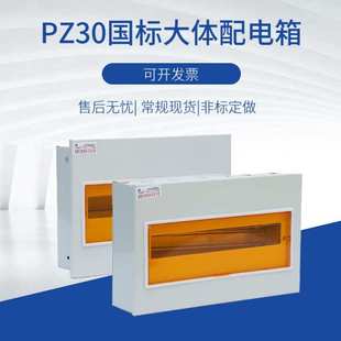 pz30照明配电箱 厂家工程暗装 空开漏保回路箱 家用照明明装 强电箱