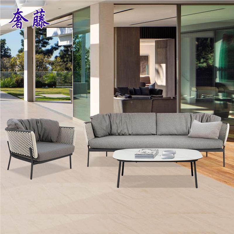 外176户藤椅沙发休人闲院露庭天别墅架空层藤编沙发组合茶几单沙,住宅家具,藤/竹沙发,淘宝优惠券,粉丝福利购,淘宝优惠卷