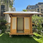 日126小木式 屋庭院茶室别墅民村宿户木外防腐木农小院凉亭网红小