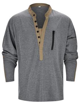 J 42477 Men's V Neck Pullover Hoodie 士卫衣
