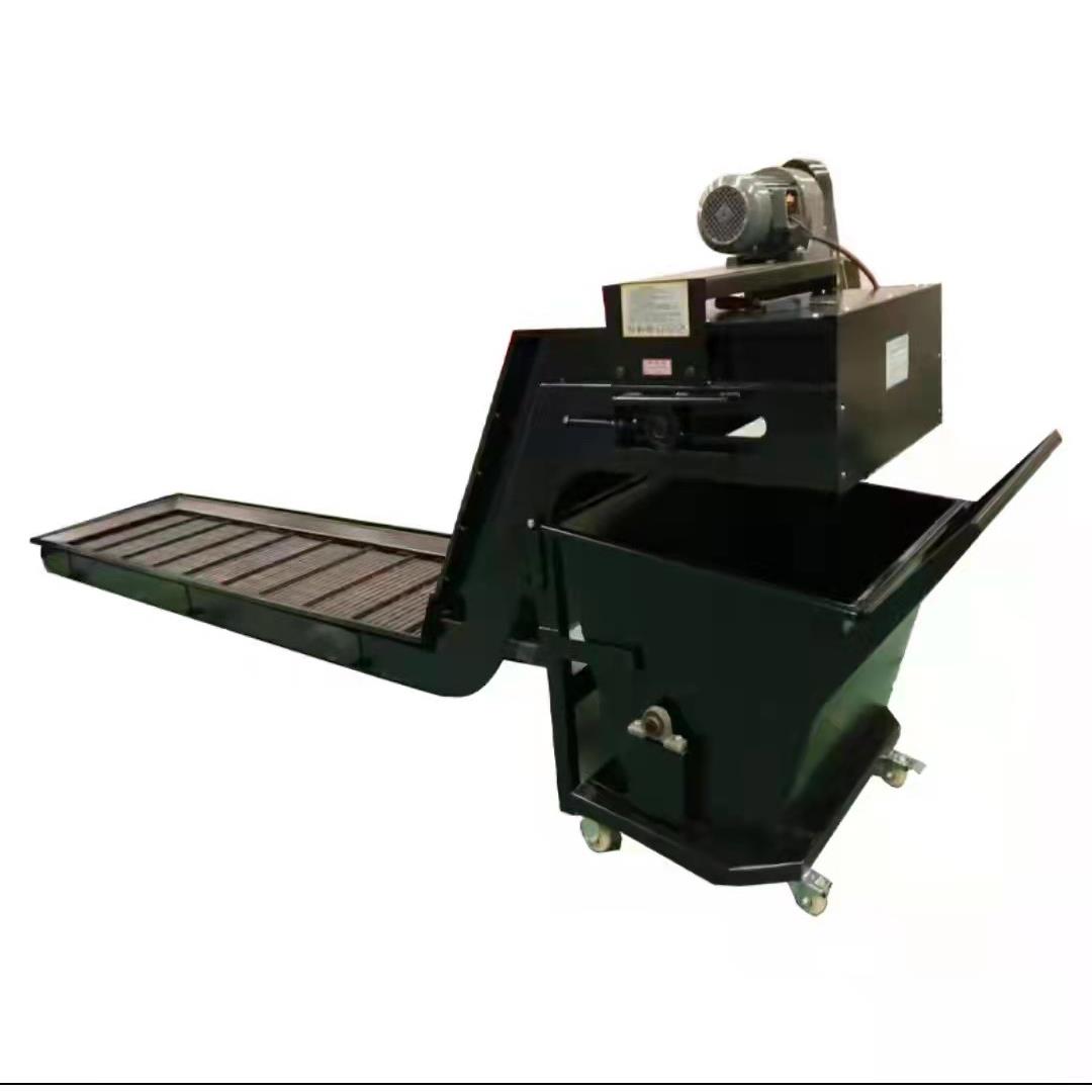 机排屑机数控机床自排车屑链板式螺旋式动排屑接料斗