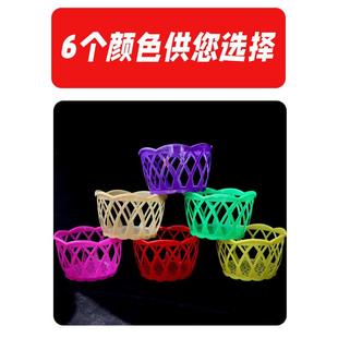 鸡蛋篮子小号收纳框子塑料蒌批发编织筐圆形装土鸡蛋的手提小篮子