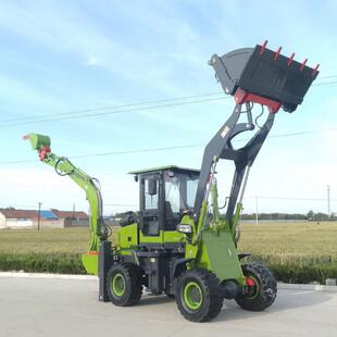 鼎东两头忙装 载两头忙机器 载车铲车挖机一体机挖掘装