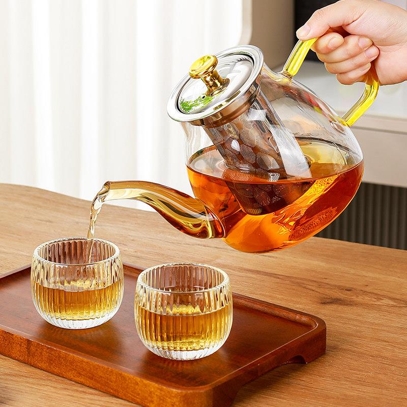 家用全玻璃花茶壶不挑器具黑晶炉煮茶煮茶2026新款多功能电热炉具