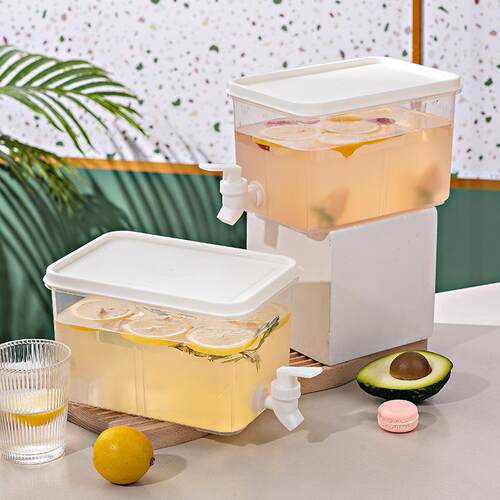 带龙头大容量冰箱冷水壶耐高温水果茶凉水壶夏季家用柠檬水冷水桶