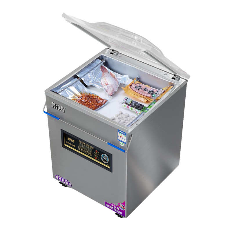 奥格鑫封口机商用全自动大型食品熟食抽真空压缩打包真空机包装机