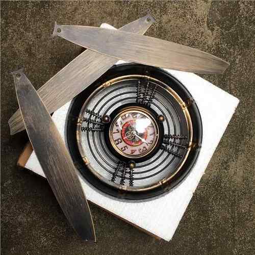 复古工业风装饰品飞机螺旋桨铁艺壁饰壁挂酒吧网咖挂件墙面装饰