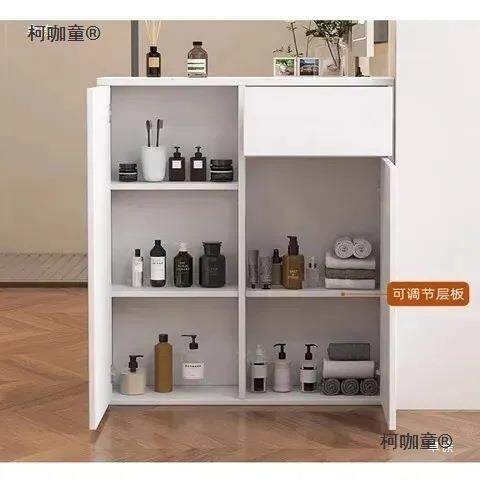 铝合金半墙柜窄柜洗手间浴室柜边柜侧柜抽拉柜侧边20cm玄关麦太保