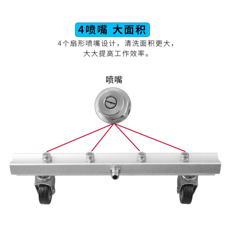 跨境新品高压清洗机配件 1/4快插加长弯杆冲洗汽车底盘喷洗地清洗