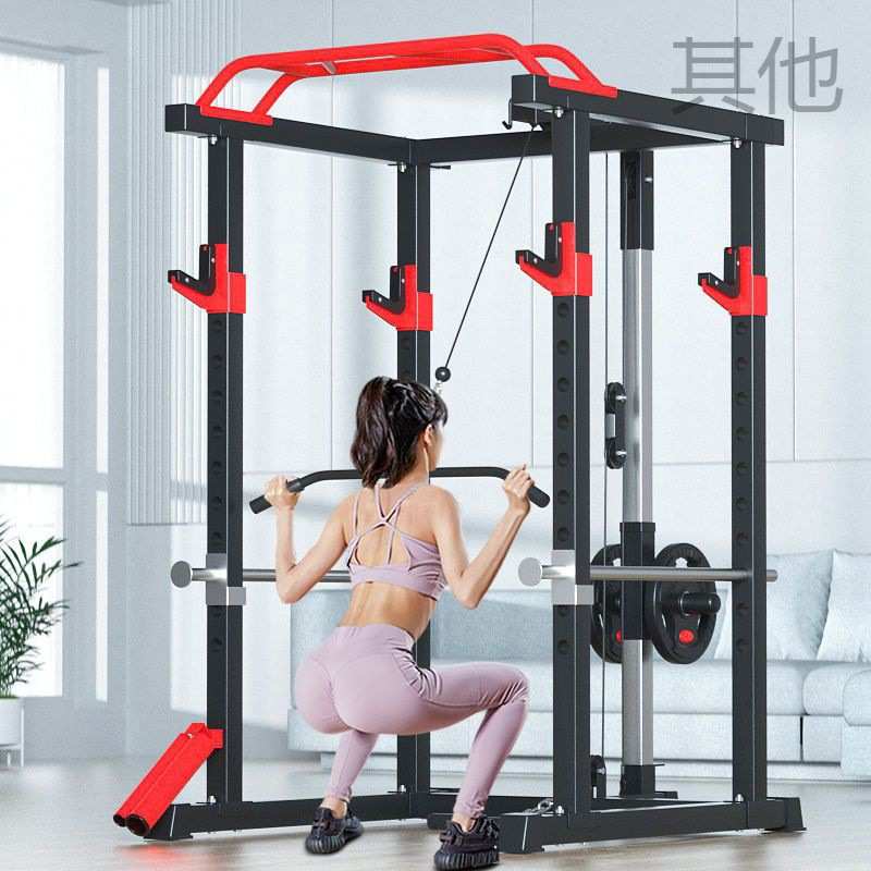 xyx家用全框深蹲架卧推架健身器材多功能一体龙门架杠铃室内综合