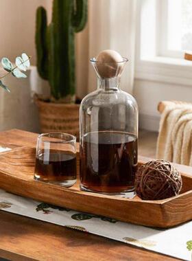 船型WVQ木盘雕刻装饰托盘木制餐船型美客式村乡风格盘厅餐桌水果