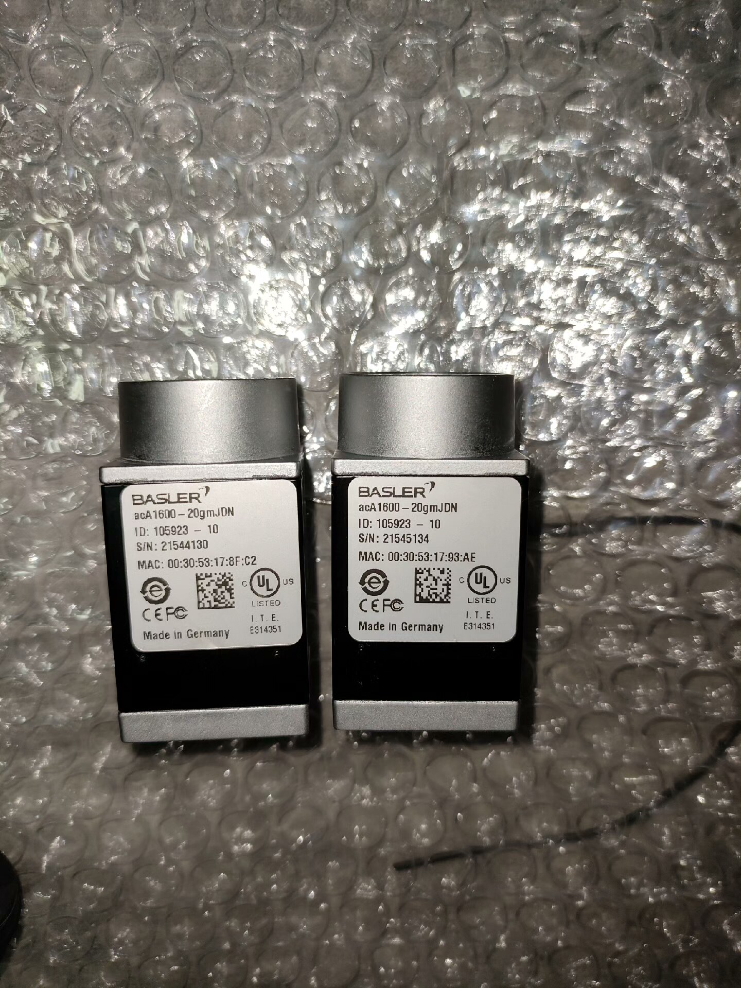 巴斯勒acA1600-20gmJDN, 拆机功能包好，