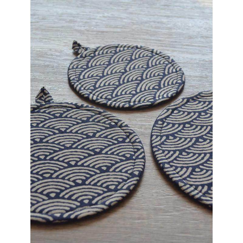 日式布艺圆形加厚防烫隔热餐垫 夹棉锅垫碗垫 青海波茶垫茶席新品,餐饮具,杯垫,淘宝优惠券,粉丝福利购,淘宝优惠卷