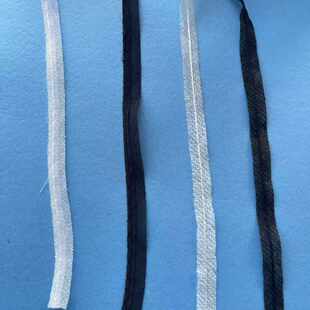 无纺斜切嵌条衬 中间带线无纺嵌条衬 单面带胶加热粘合衬 中线打