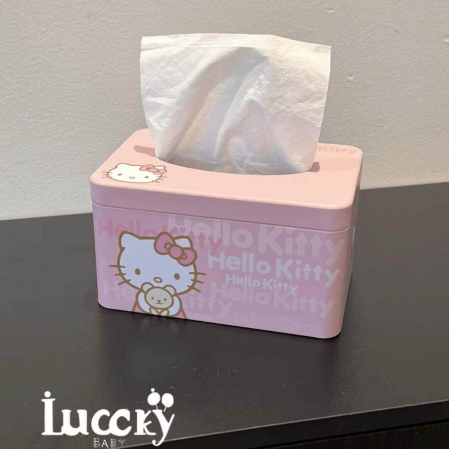 可爱粉色纸巾铁盒卫生纸盒客厅高颜值少女心宿舍桌面纸盒