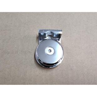 淋浴房移门滑轮吊夹双轨道移门吊片推拉滚轮平面玻璃门圆形夹配件