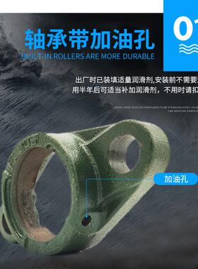 LECVJ洛阳京磐带座外球面轴护承免加强P型UCF318320农业机械轴维