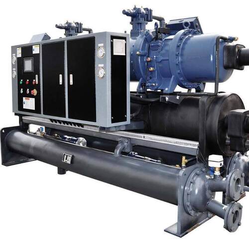 供应水冷式螺杆冷水机组60HP工业设备降温冷冻机60匹制冷机组60P