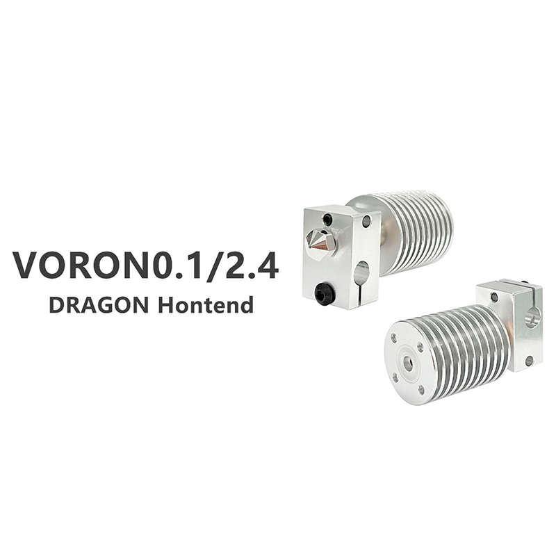 VORON 0.1/2.4打印头代替龙头Dragon喷头 E3D V6热端升级DIY