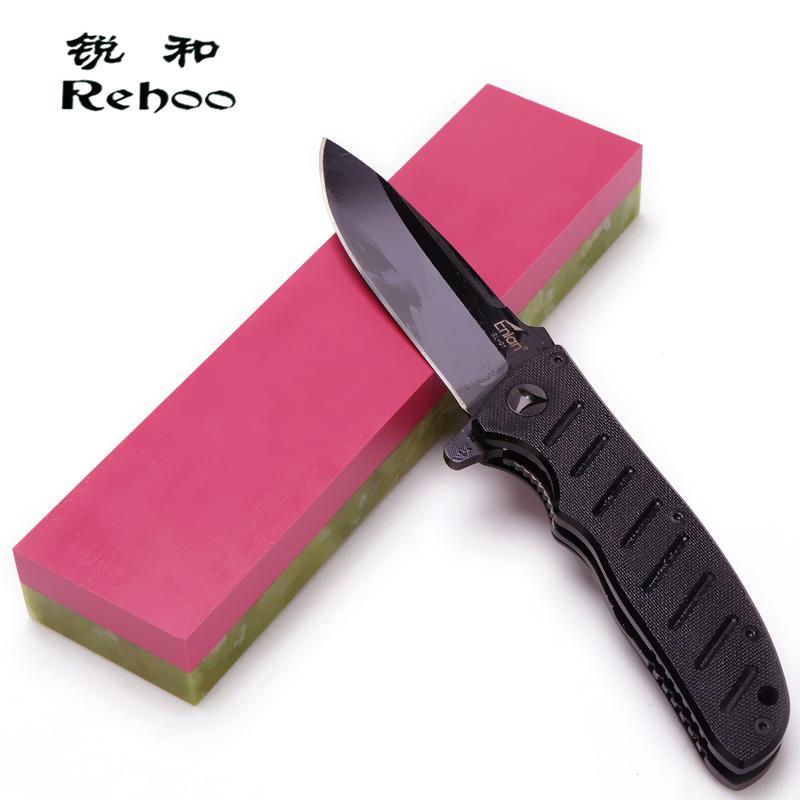 和目磨刀石双面货源红宝石绿玉抛光3000天然牌油石目锐10000