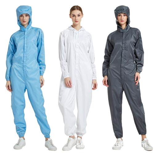 防静电无尘服净化防尘衣防静电连体服洁净喷漆防护工作服男女供应