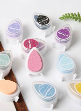 水滴多用系列印台 LD系列水滴多用印台 DIY40色水滴印泥 跨境爆款