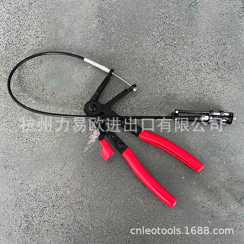 卡扣钳卡箍钳子管束钳拆卸工具汽车管路水管钳卡钳直型喉式束夹钳