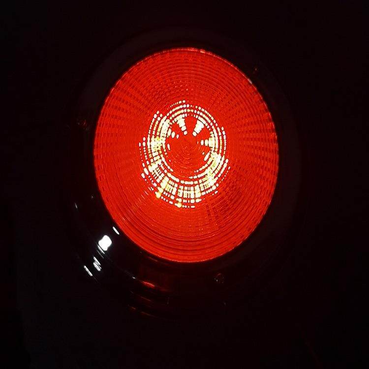 E12024-WR304英寸菊花灯红光白光一体顶灯不锈钢阅读灯游艇房车灯