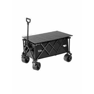 新型探险者露营车聚拢款户外折叠大号手推车旅行营地车野营车便携