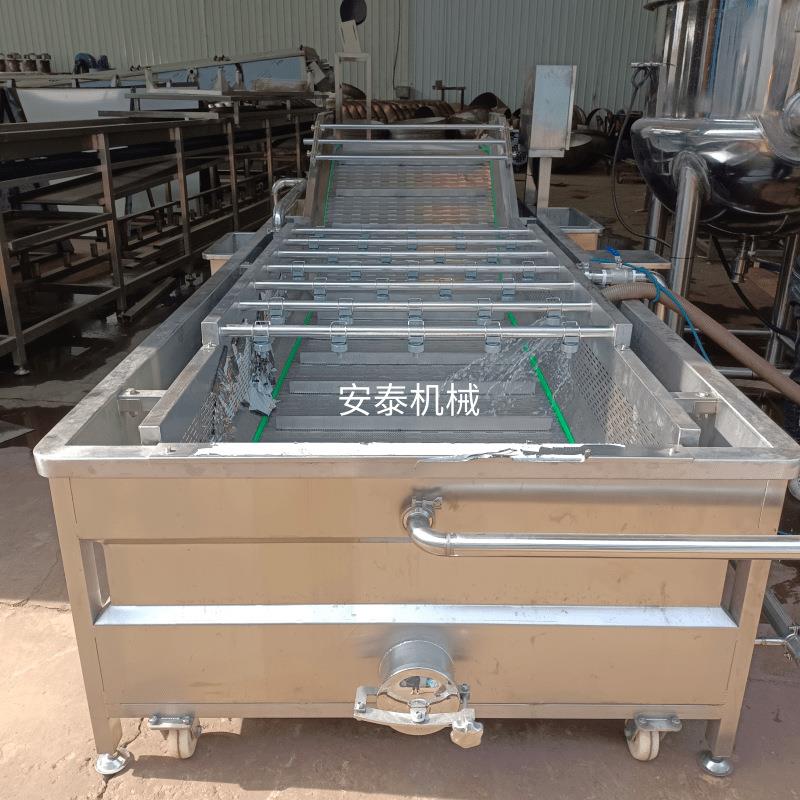 小龙虾气泡清洗机大6000型电加菇清洗机大姜土香豆软毛刷热清洗设