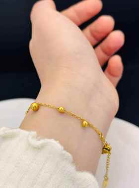 Tibbing Bead Ball Titanium Steel Necklace Women