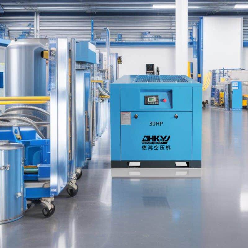 惠州螺杆式空气压缩机22kw30匹工业级自动喷涂现货变频静音