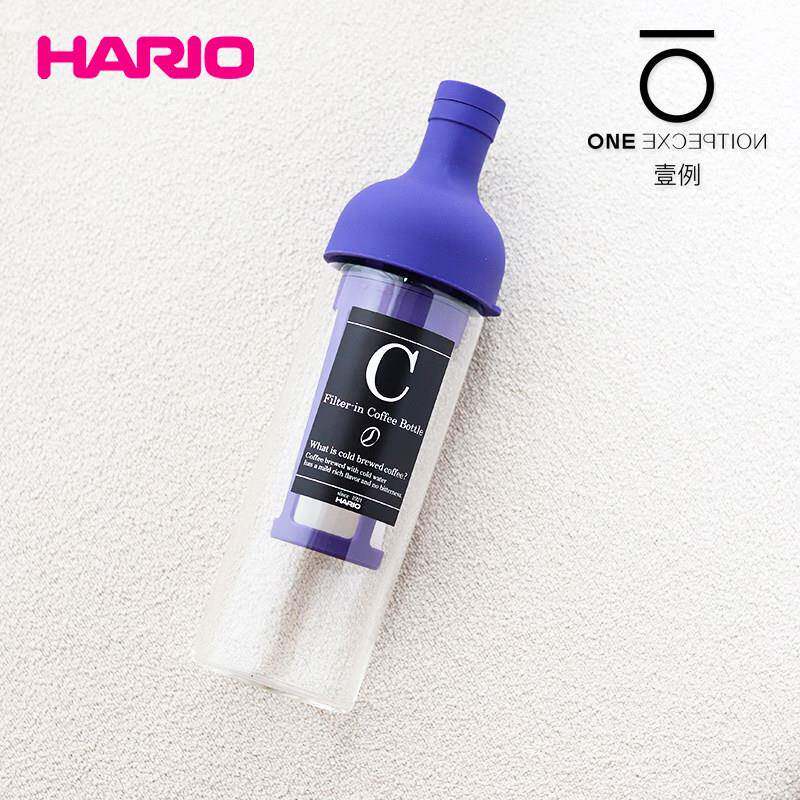 HARIO咖啡冷萃壶水果茶壶过滤浸泡滤网手冲冷泡杯冰酿躺瓶梵净