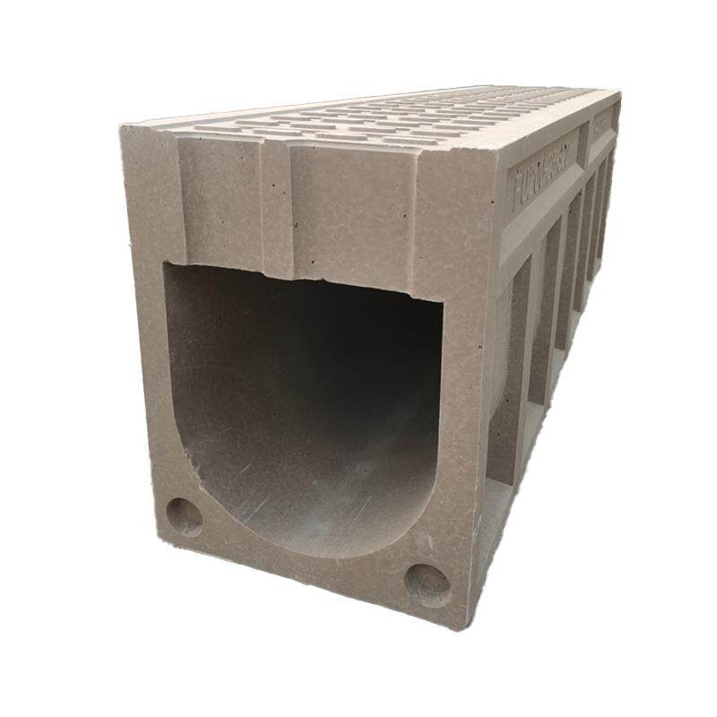 成品一体式排水沟u型槽树脂混凝土过重车线性树脂混凝土排水沟槽